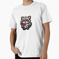 Funny Soccer Raccoon Fan T-Shirt - Unique Graphic Men Women - T-Shirt, Sweatshirt, Hoodie