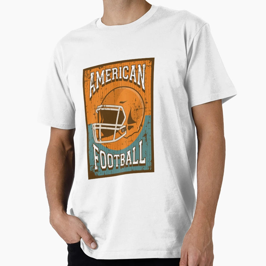 American Football Helmet T-Shirt - Aesthetic Graphic Unisex - T-Shirt, Sweatshirt, Hoodie