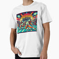 80S American Football T-Shirt - Trendy Graphic for Adults - T-Shirt, Sweatshirt, Hoodie