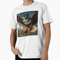 Bald Eagle Soaring Sports Stadium T-Shirt - Minimalist Print Men Women - T-Shirt, Sweatshirt, Hoodie