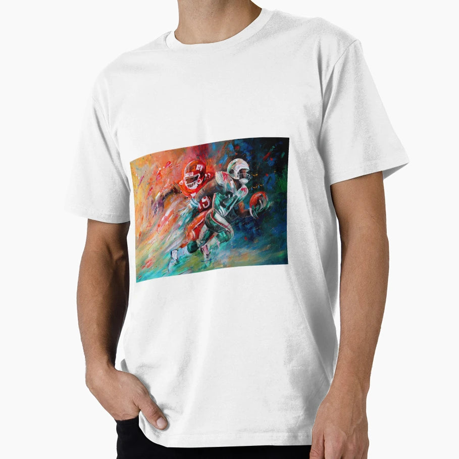 American Football 05 T-Shirt - Custom Art Print Unisex - T-Shirt, Sweatshirt, Hoodie