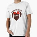 Ribbon Win Stylish Touch To Football T-Shirt - Graphic Print Men Women - T-Shirt, Sweatshirt, Hoodie