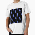 Lightning Seamless Doodle Pattern T-Shirt - Fun Novelty Design Unisex - T-Shirt, Sweatshirt, Hoodie
