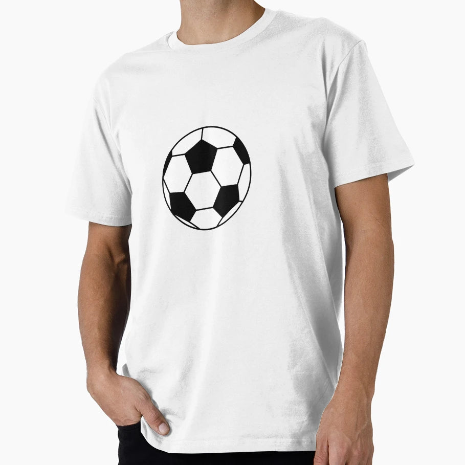 Soccer Ball T-Shirt - Minimalist Print for Adults - T-Shirt, Sweatshirt, Hoodie