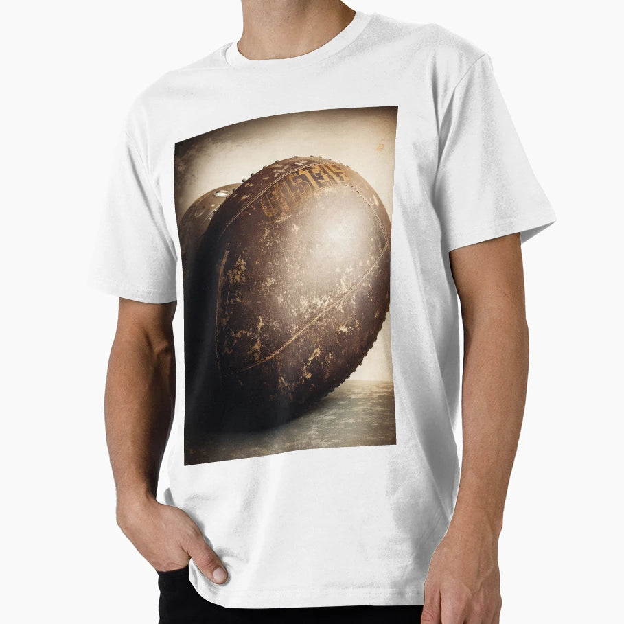 4 Football Worn Out Textures Football T-Shirt - Minimalist Print Unisex - T-Shirt, Sweatshirt, Hoodie