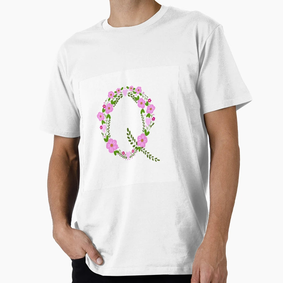 Q Letter Initial T-Shirt - Aesthetic Graphic Unisex - T-Shirt, Sweatshirt, Hoodie
