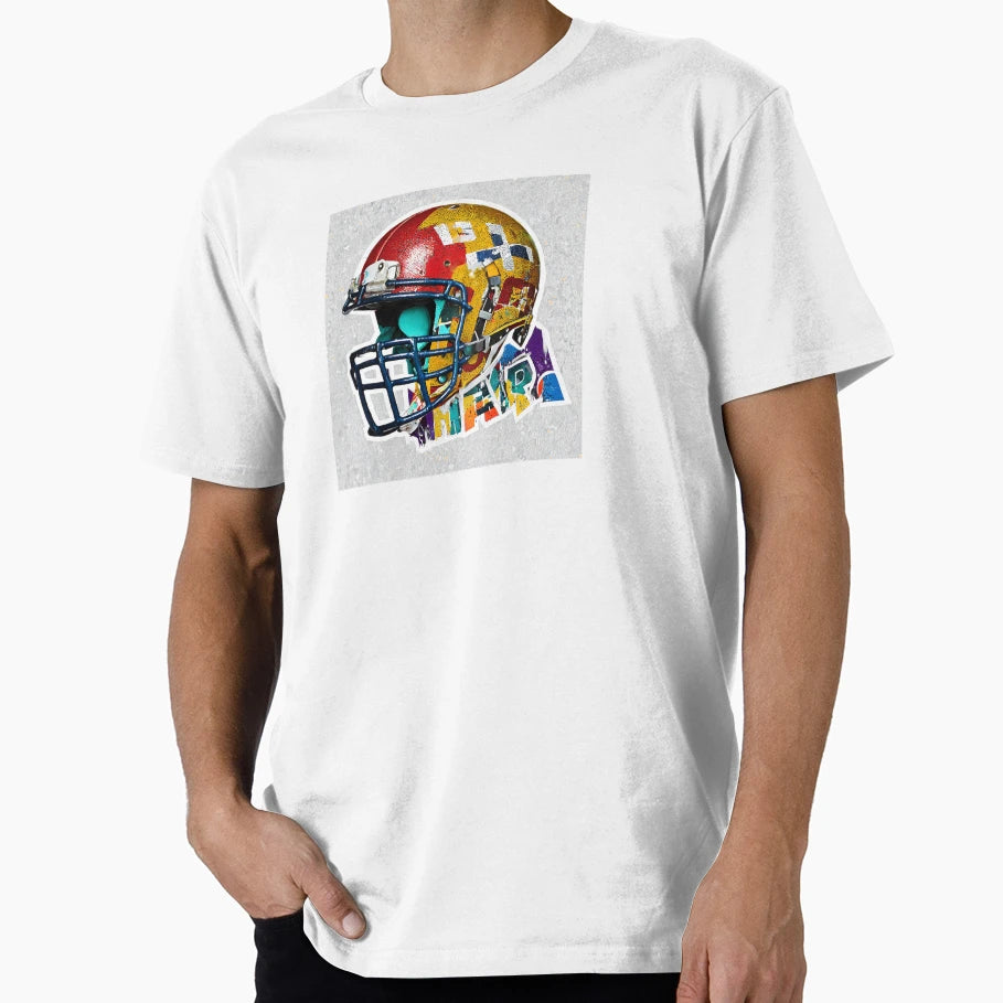 Football Helmet T-Shirt - Casual Everyday Wear Unisex - T-Shirt, Sweatshirt, Hoodie