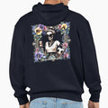 Female Skeleton Ball Among Flowers Hoodie - Casual Everyday Wear for Adults - T-Shirt, Sweatshirt, Hoodie
