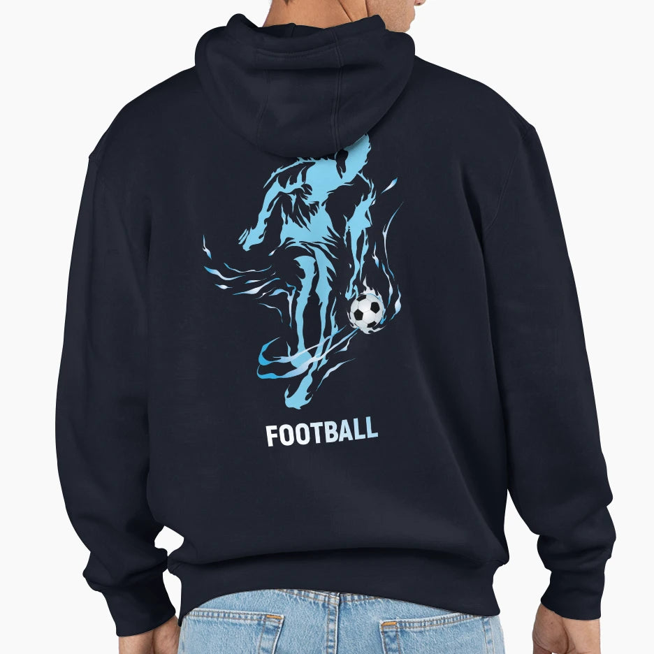 Football Is Source Inspiration Hoodie - Casual Everyday Wear for Adults - T-Shirt, Sweatshirt, Hoodie