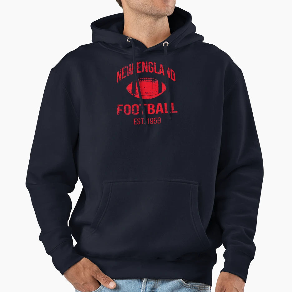 New England Football Team Hoodie - Aesthetic Graphic Men Women - T-Shirt, Sweatshirt, Hoodie