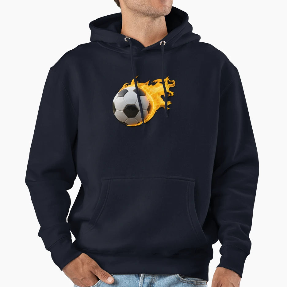 Fire Football Ff99Cc Hoodie - Unique Graphic Men Women - T-Shirt, Sweatshirt, Hoodie
