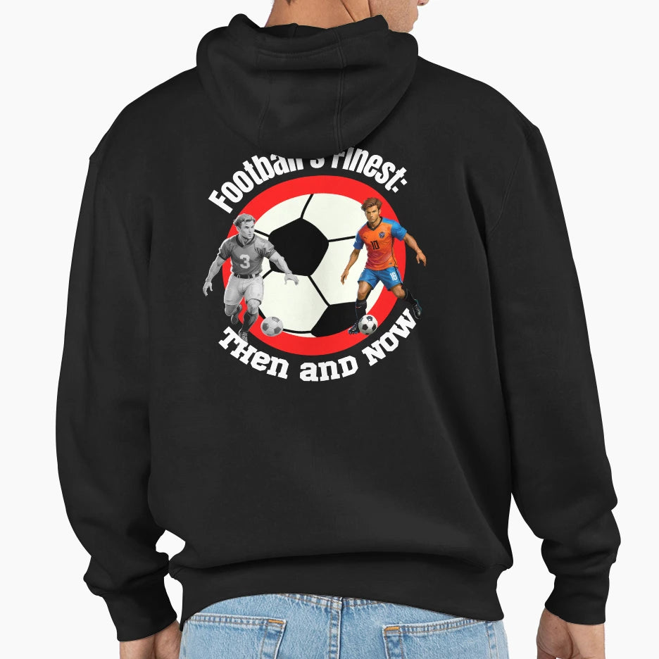 Footballs Finest Journey Through Time Hoodie - Graphic Print Men Women - T-Shirt, Sweatshirt, Hoodie