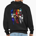 Blue Lock Anime Characters Split Hoodie - Casual Everyday Wear Men Women - T-Shirt, Sweatshirt, Hoodie