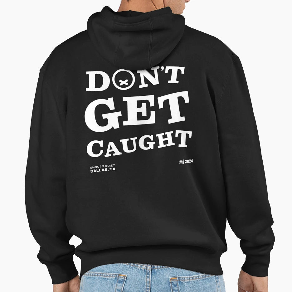 Quiet Club Racing Dont Get Caught Dallas Hoodie - Custom Art Print Unisex - T-Shirt, Sweatshirt, Hoodie