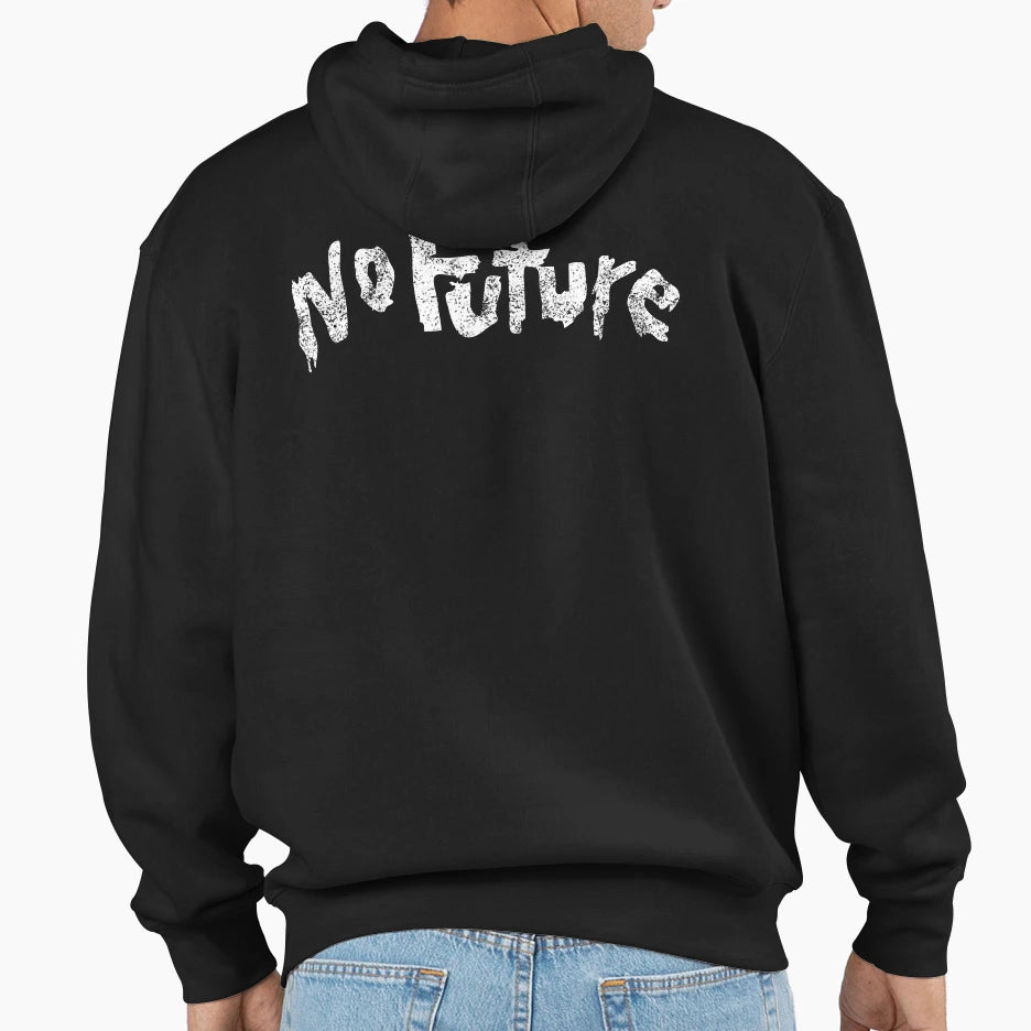 No Future Dark Hoodie - Aesthetic Graphic for Adults - T-Shirt, Sweatshirt, Hoodie