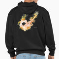 Football Fire Hoodie - Novelty Apparel Unisex - T-Shirt, Sweatshirt, Hoodie