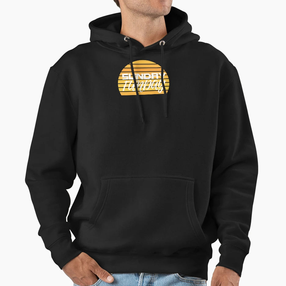 Sunday Funday Hoodie - Fun Novelty Design for Adults - T-Shirt, Sweatshirt, Hoodie