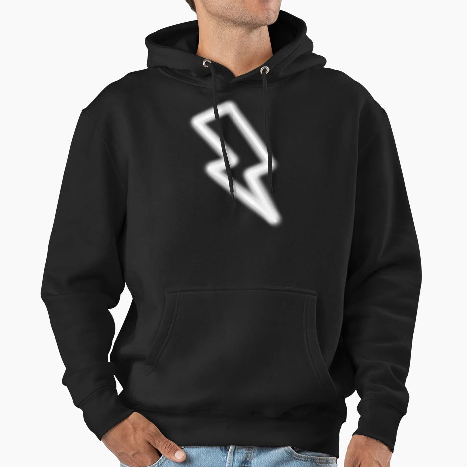 Lightning Bolt Hoodie - Trendy Graphic Unisex - T-Shirt, Sweatshirt, Hoodie
