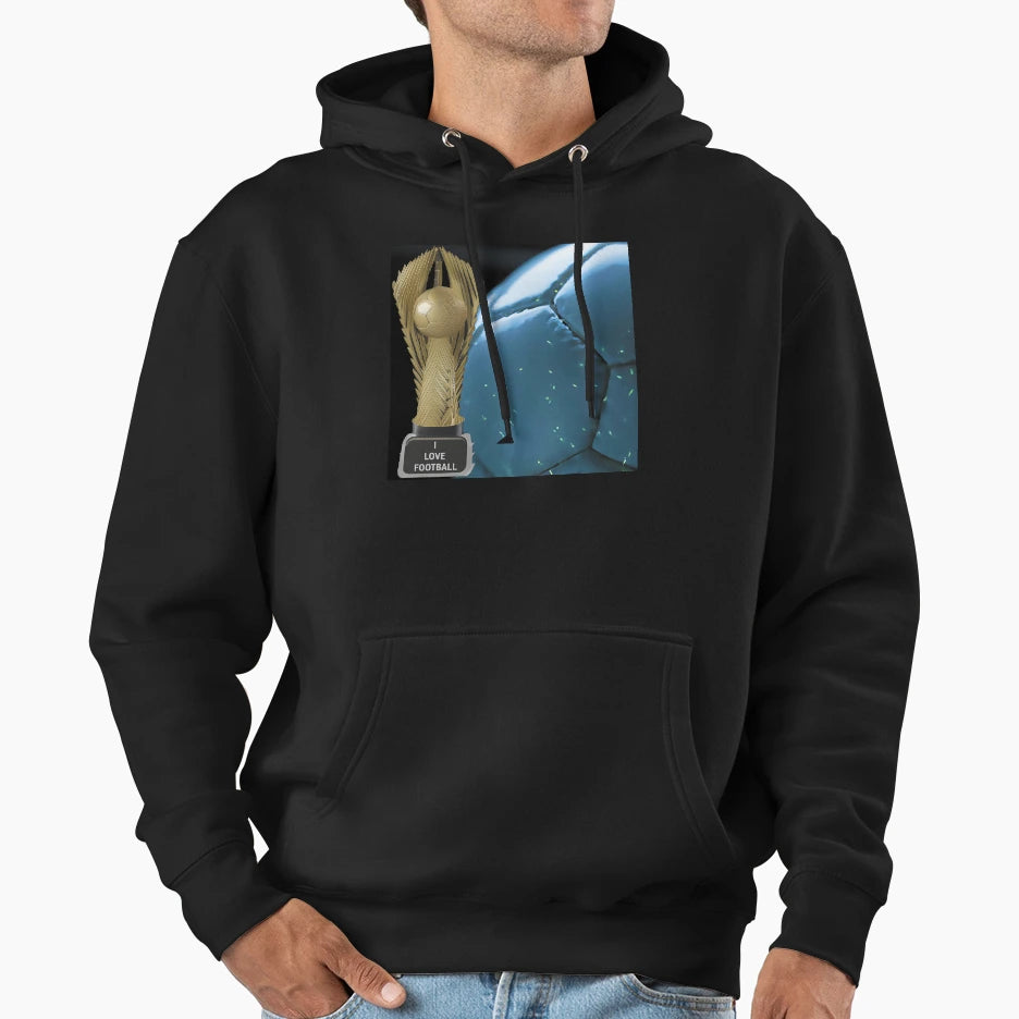 I Love Football Hoodie - Novelty Apparel Unisex - T-Shirt, Sweatshirt, Hoodie
