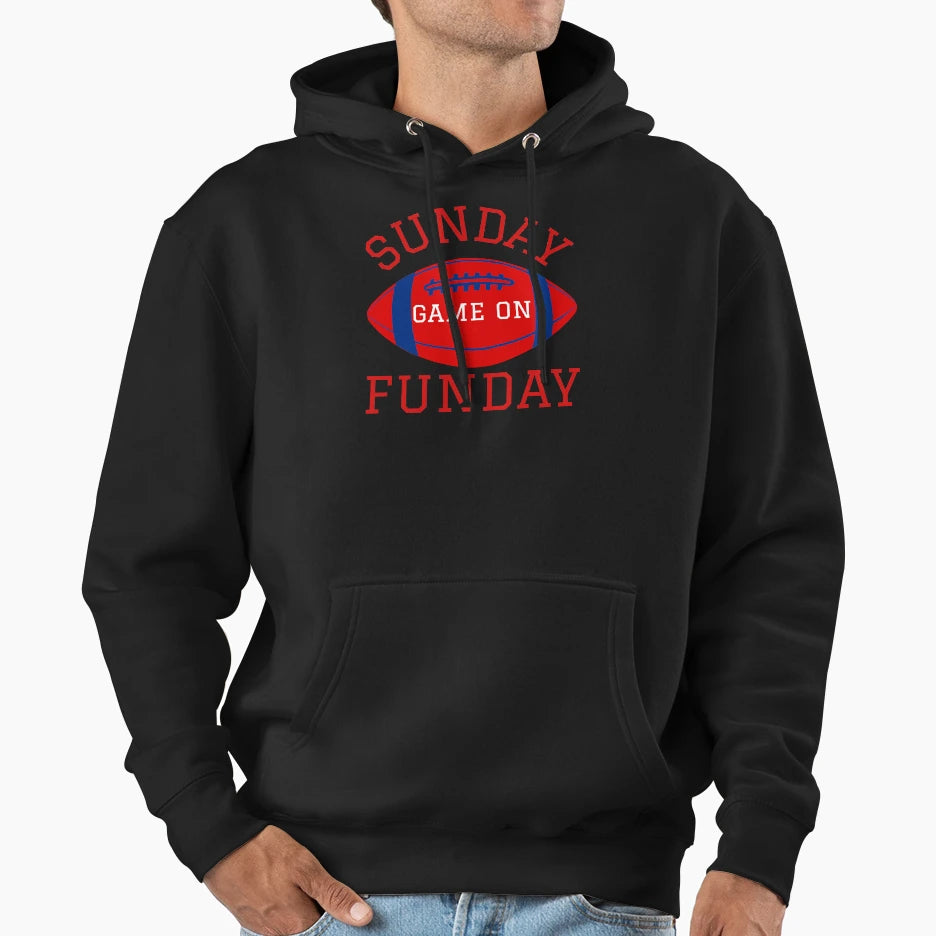 Sunday Fun Day Hoodie - Fun Novelty Design Unisex - T-Shirt, Sweatshirt, Hoodie