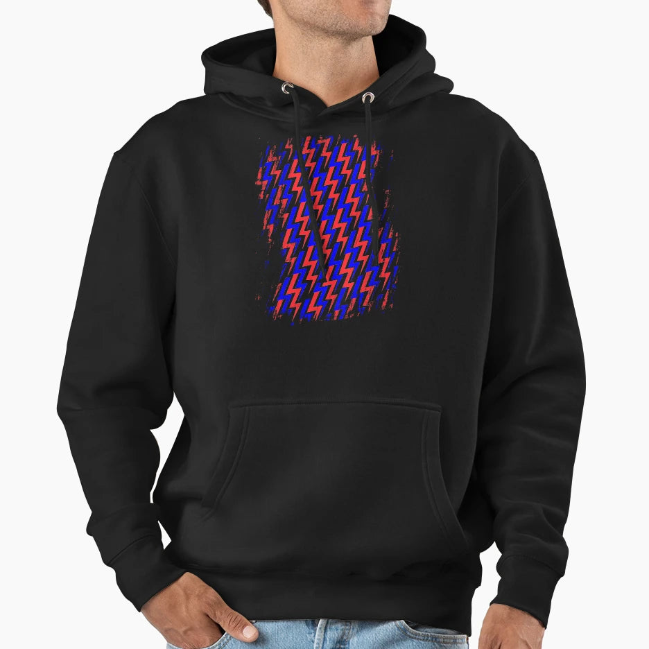 Lightning Bolt Hoodie - Minimalist Print for Adults - T-Shirt, Sweatshirt, Hoodie