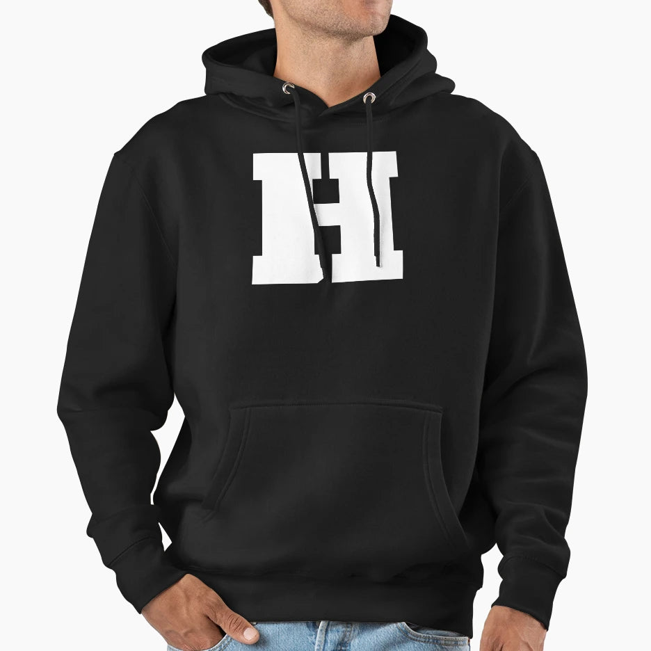 Alphabet H Uppercase Letter H Letter H Hoodie - Unique Graphic Unisex - T-Shirt, Sweatshirt, Hoodie