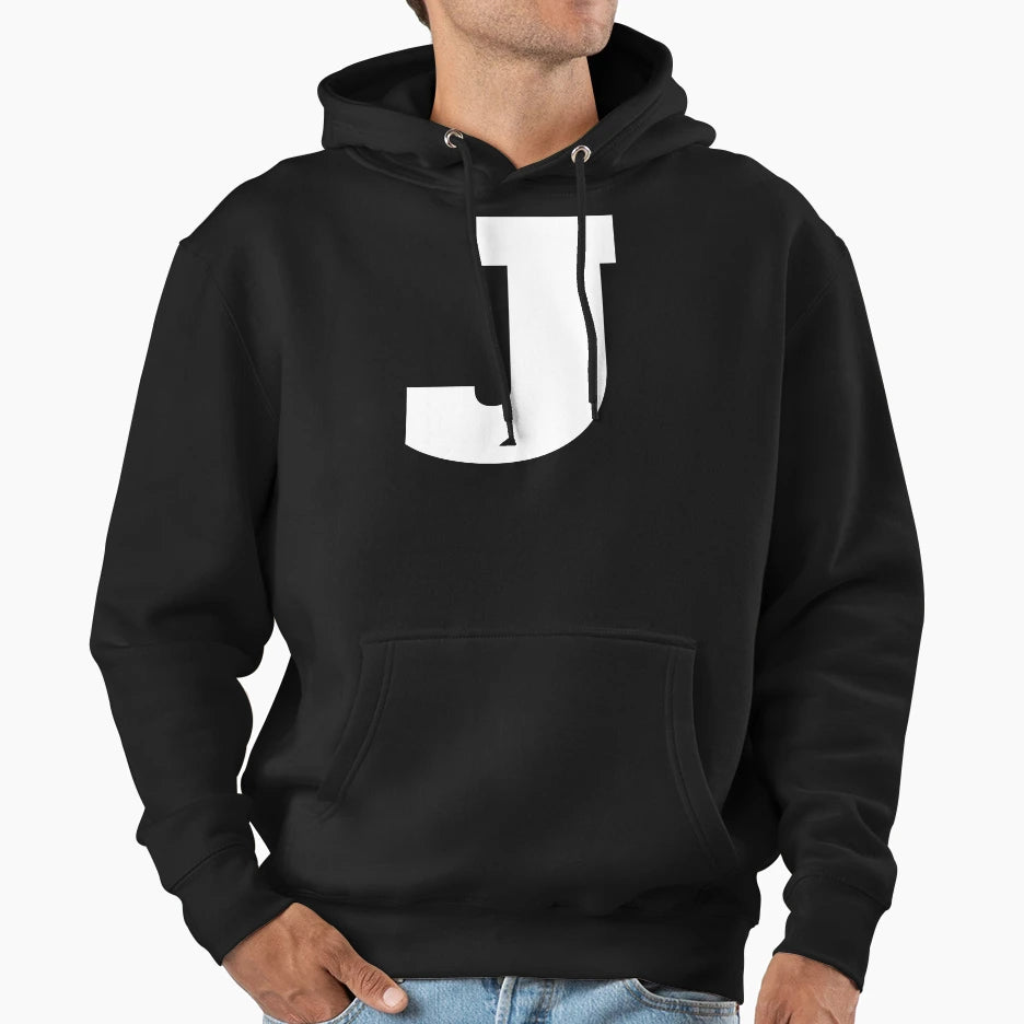 Alphabet J Uppercase Letter J Letter J Hoodie - Novelty Apparel Unisex - T-Shirt, Sweatshirt, Hoodie