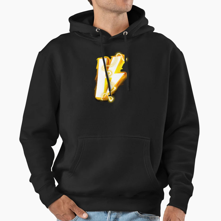 K Lightning Hoodie - Minimalist Print Unisex - T-Shirt, Sweatshirt, Hoodie