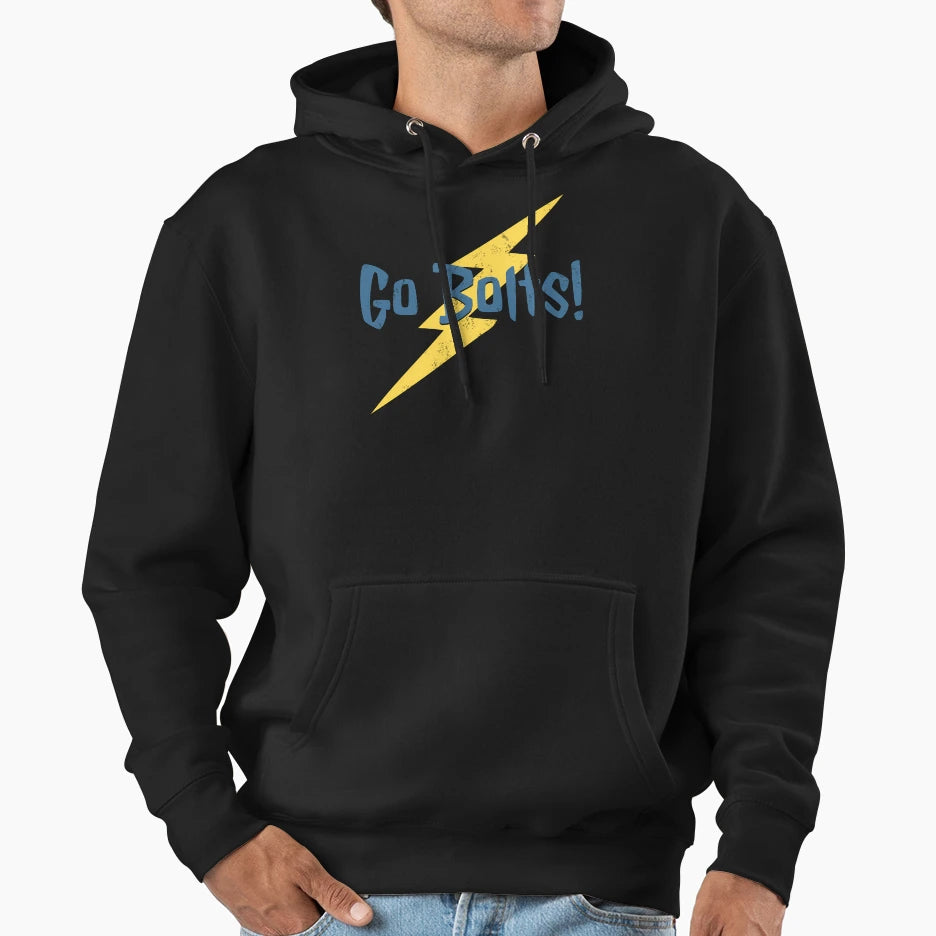 Go Bolts Hoodie - Fun Novelty Design Unisex - T-Shirt, Sweatshirt, Hoodie