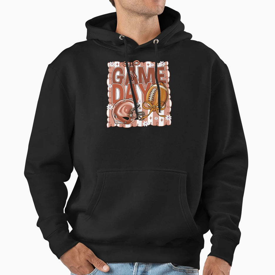 Preppy Game Day Hoodie - Custom Art Print Unisex - T-Shirt, Sweatshirt, Hoodie