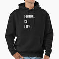 Lover Gift Futbol Is Life Wave Hoodie - Graphic Print for Adults - T-Shirt, Sweatshirt, Hoodie
