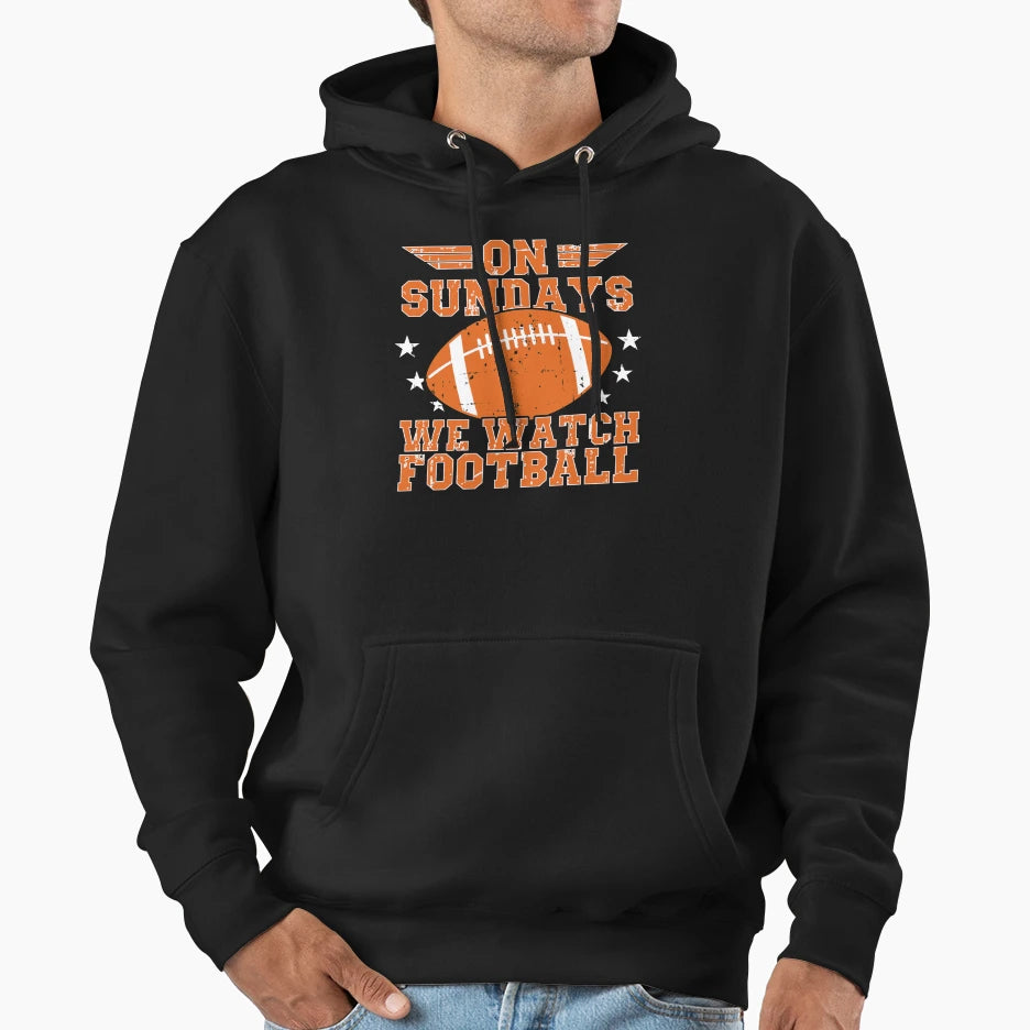 American Football Fan College T-Shirt - Novelty Apparel for Adults - T-Shirt, Sweatshirt, Hoodie