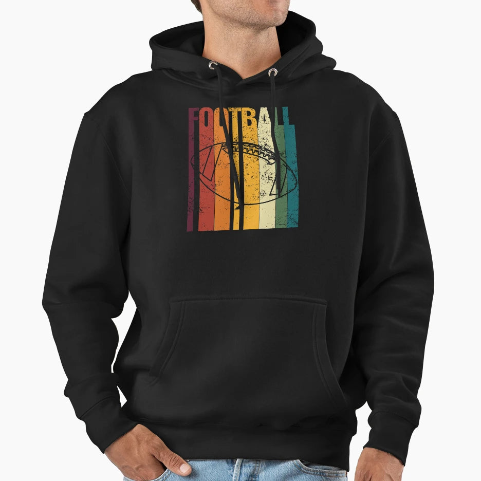 Football Novelty Hoodie - Unique Graphic Unisex - T-Shirt, Sweatshirt, Hoodie