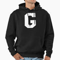 Alphabet White G Sports Letter G Hoodie - Fun Novelty Design Unisex - T-Shirt, Sweatshirt, Hoodie