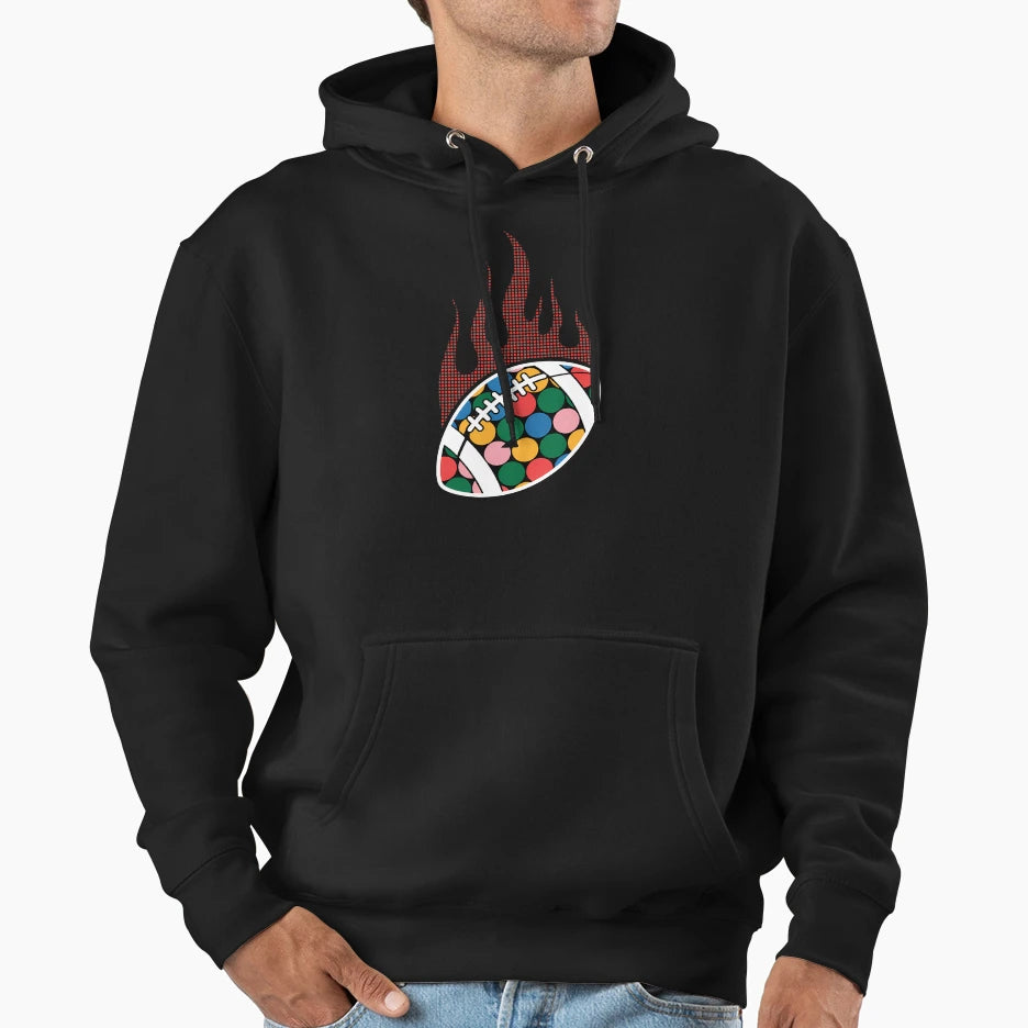 Football International Dot Day Sport Hoodie - Graphic Print Unisex - T-Shirt, Sweatshirt, Hoodie