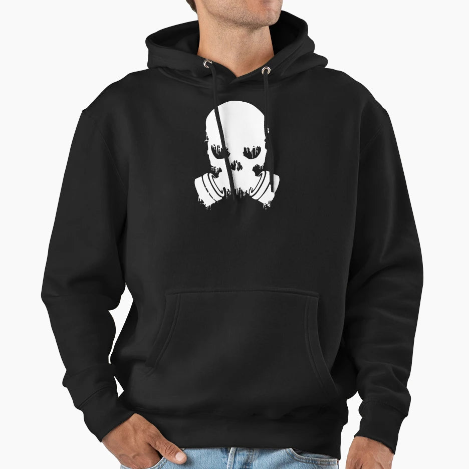 White Skull Hoodie - Unique Graphic for Adults - T-Shirt, Sweatshirt, Hoodie