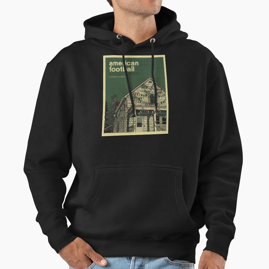 American Football House Hoodie - Graphic Print Unisex - T-Shirt, Sweatshirt, Hoodie