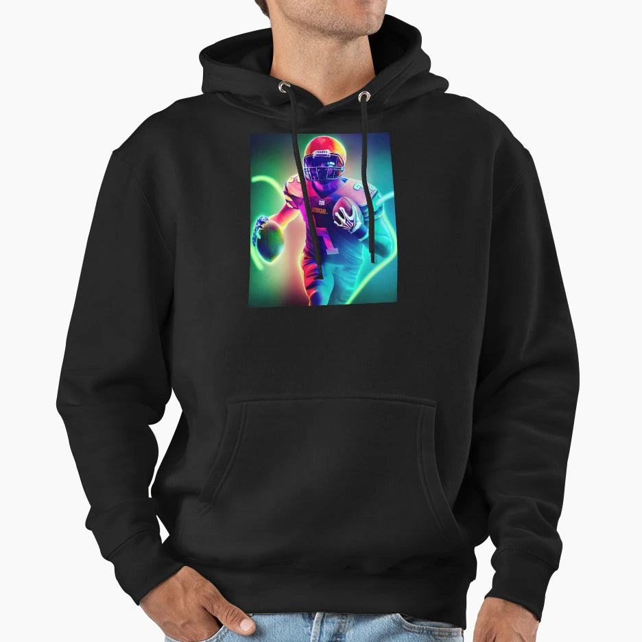 Football Player Hall T-Shirt - Fun Novelty Design for Adults - T-Shirt, Sweatshirt, Hoodie