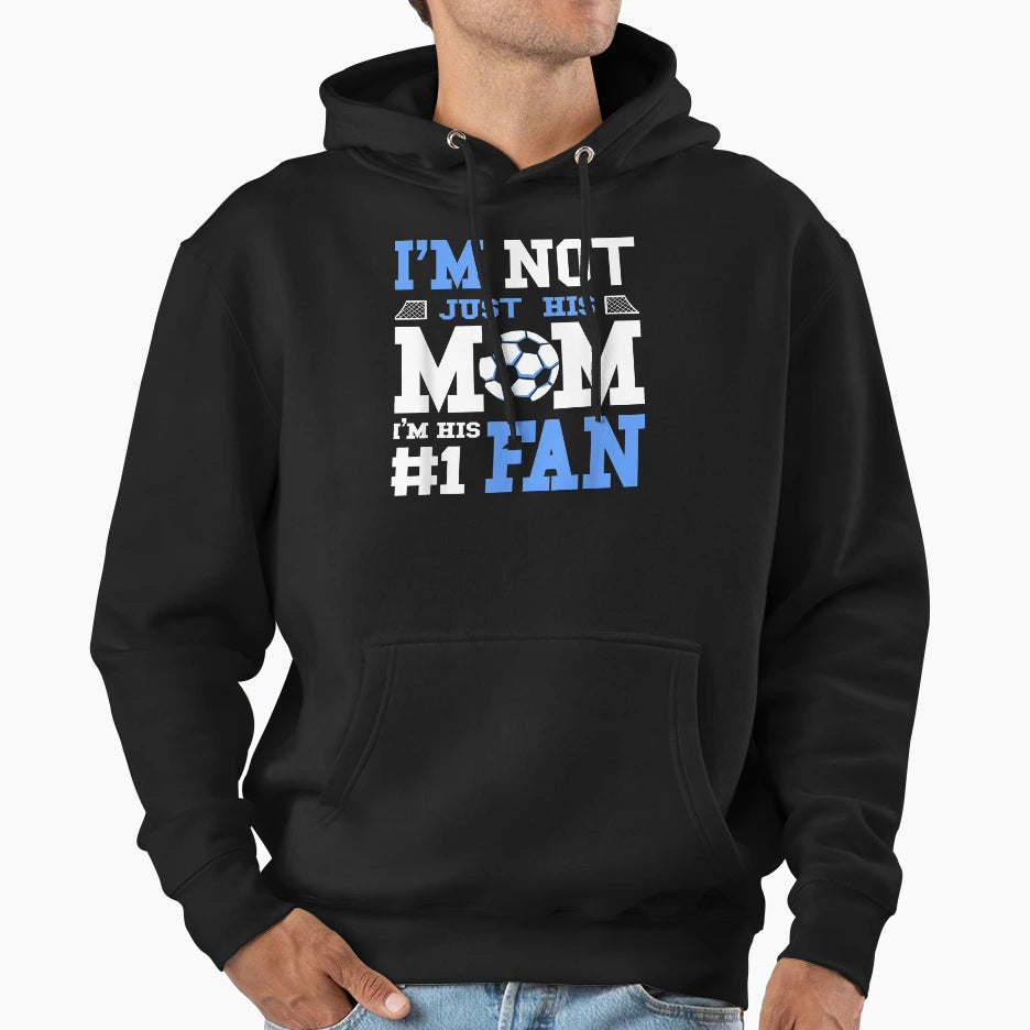 Soccer Mother Number 1 Fan Soccer Mom Hoodie - Unique Graphic for Adults - T-Shirt, Sweatshirt, Hoodie