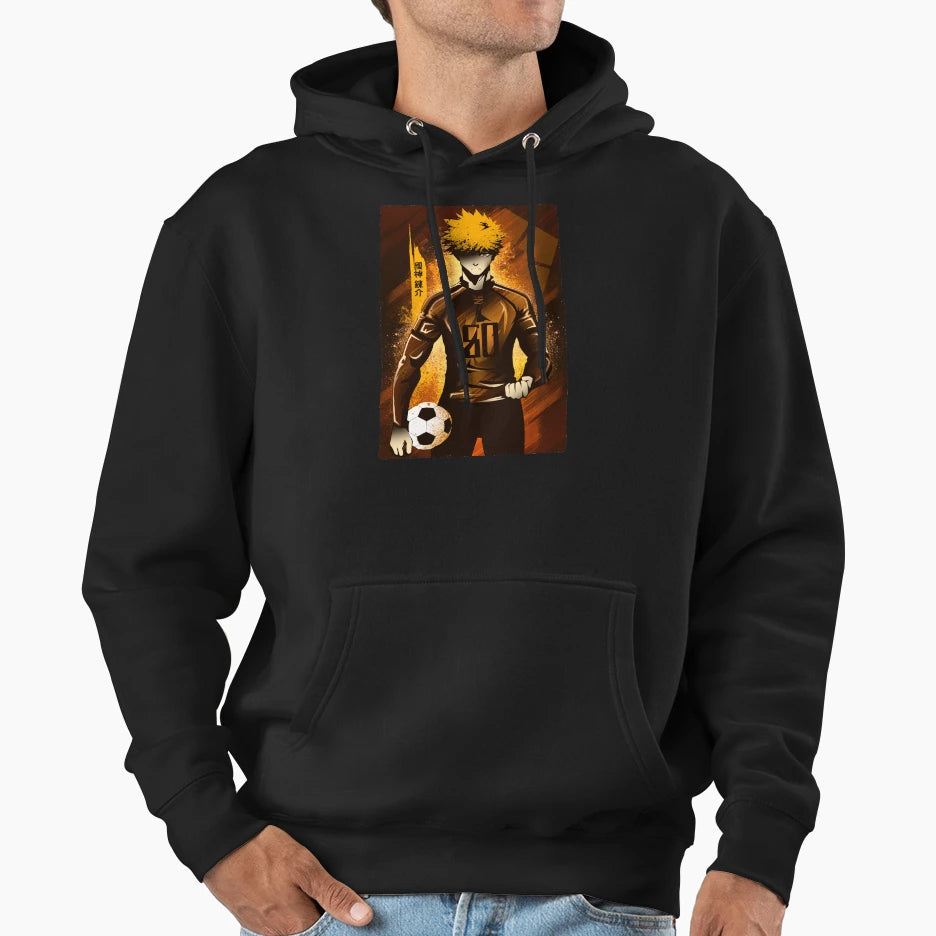 Attack Silhouette Muscle Kunigami Hoodie - Streetwear Style Unisex - T-Shirt, Sweatshirt, Hoodie