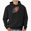 American Football Lovers 4Th July American Hoodie - Novelty Apparel Unisex - T-Shirt, Sweatshirt, Hoodie