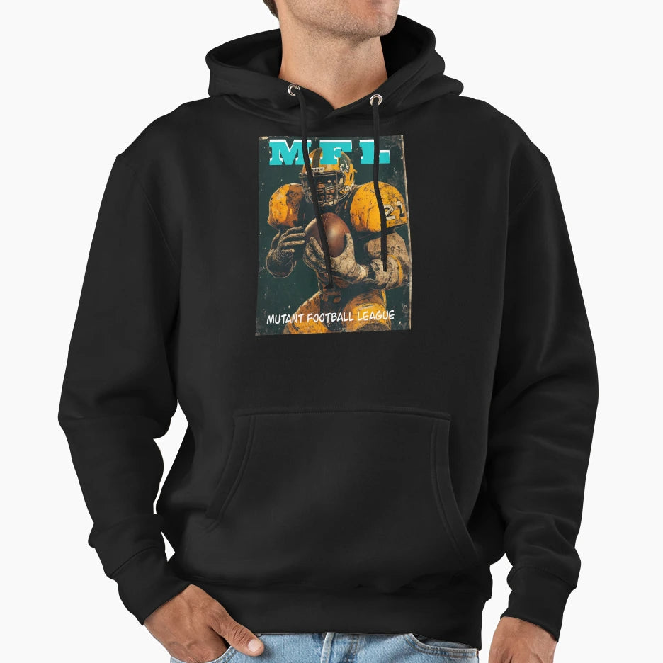 Mutant Football League Hoodie - Graphic Print Unisex - T-Shirt, Sweatshirt, Hoodie