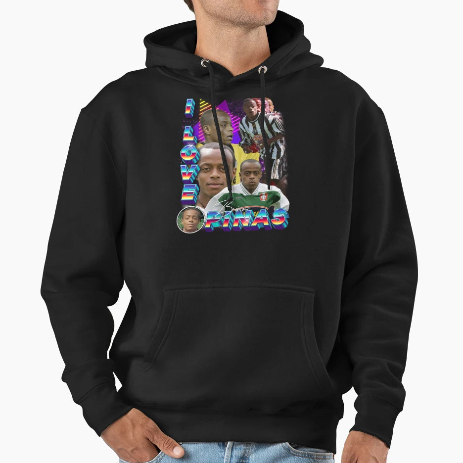 I Love Pinas Football Bootleg Hoodie - Graphic Print for Adults - T-Shirt, Sweatshirt, Hoodie