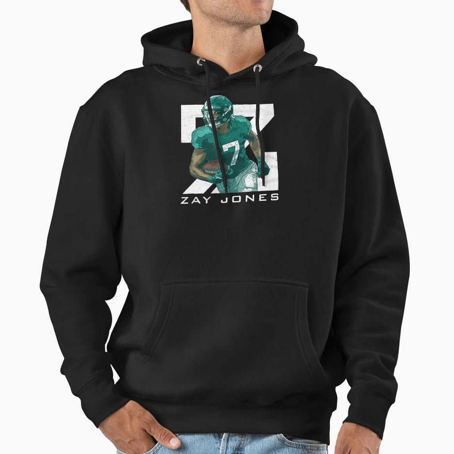 Zay Jones Hoodie - Graphic Print Unisex - T-Shirt, Sweatshirt, Hoodie