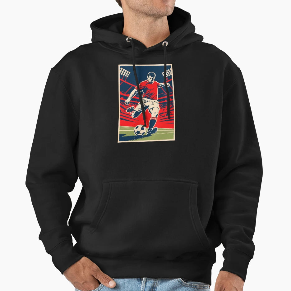 Soccer Player Hope 80S Hoodie - Novelty Apparel Men Women - T-Shirt, Sweatshirt, Hoodie