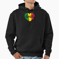 Rasta Reggae Music Peace Heart One Love Hoodie - Aesthetic Graphic Unisex - T-Shirt, Sweatshirt, Hoodie