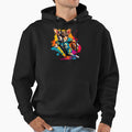 Chihuahua Dog Playing American Football Hoodie - Trendy Graphic Unisex - T-Shirt, Sweatshirt, Hoodie