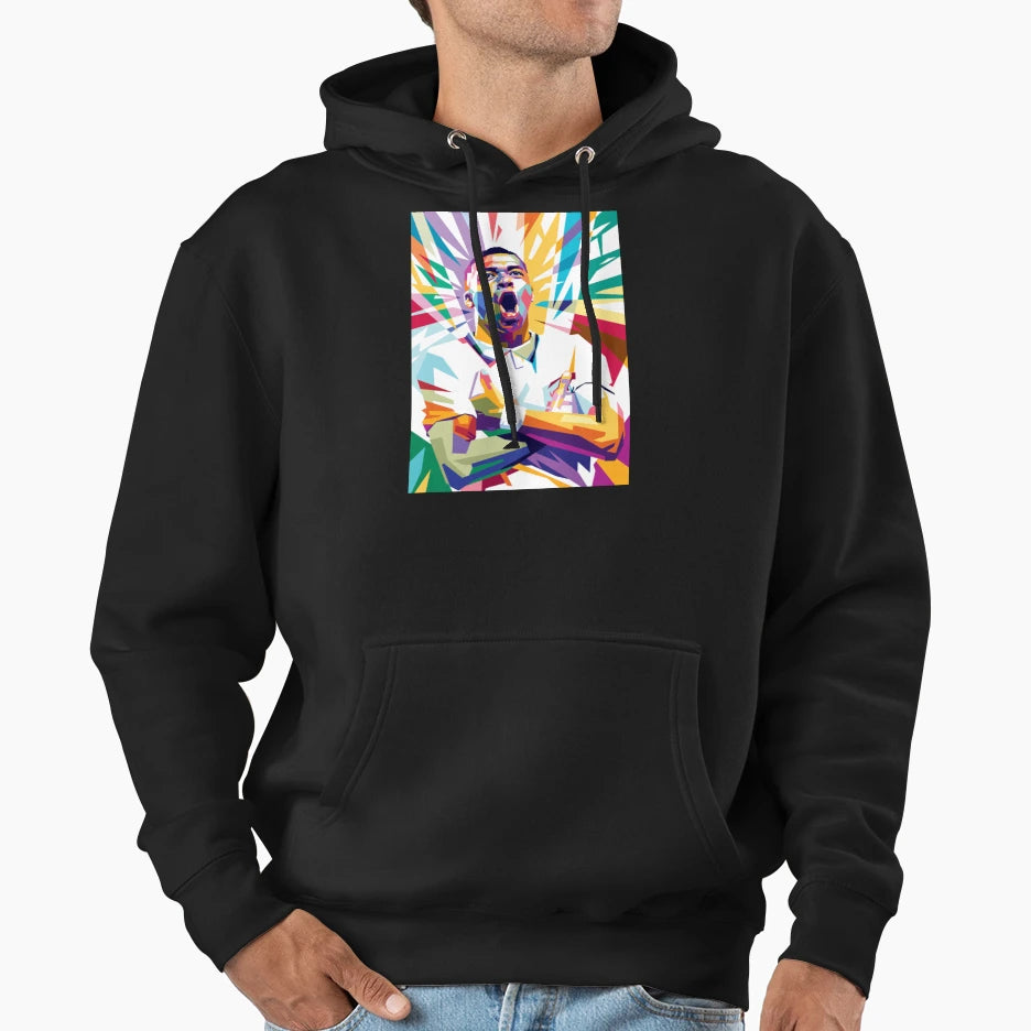 Kylian Mbappe Hoodie - Casual Everyday Wear for Adults - T-Shirt, Sweatshirt, Hoodie
