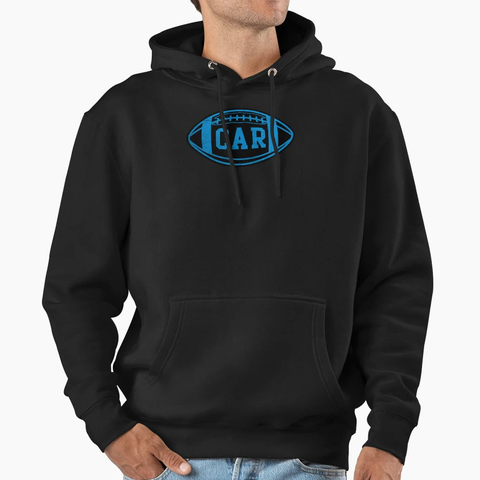 Carolina Throwback Football Hoodie - Unique Graphic Unisex - T-Shirt, Sweatshirt, Hoodie