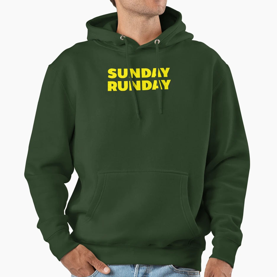 Sunday Runday Hoodie - Unique Graphic for Adults - T-Shirt, Sweatshirt, Hoodie